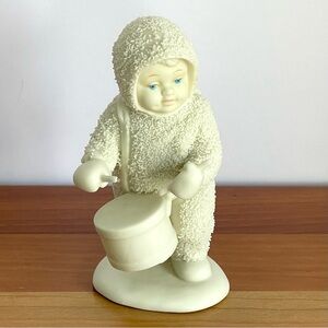 Vintage Snowbabies Figurine “Shall I Play For You?” Winter Decor